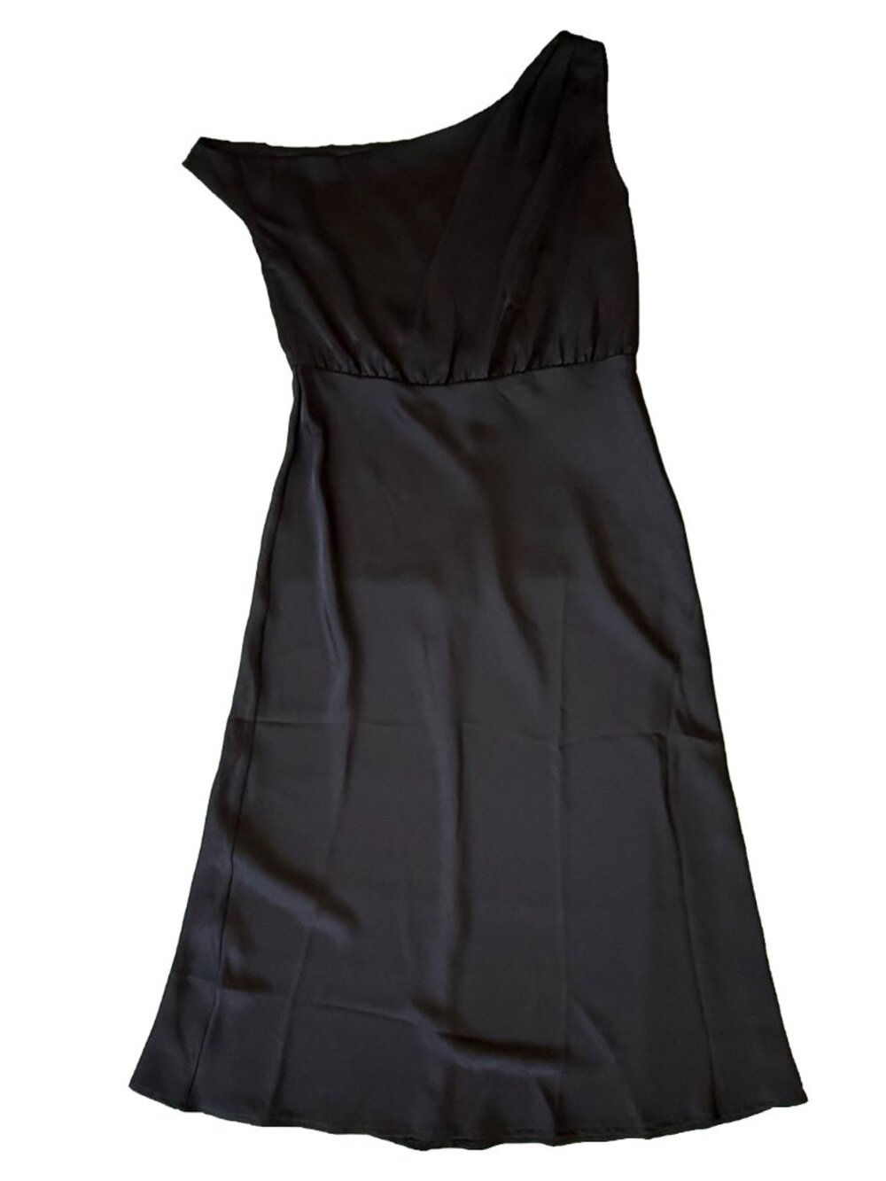 Petal & Pup Clare One-Shoulder Midi Satin Dress - Picture 2 of 8